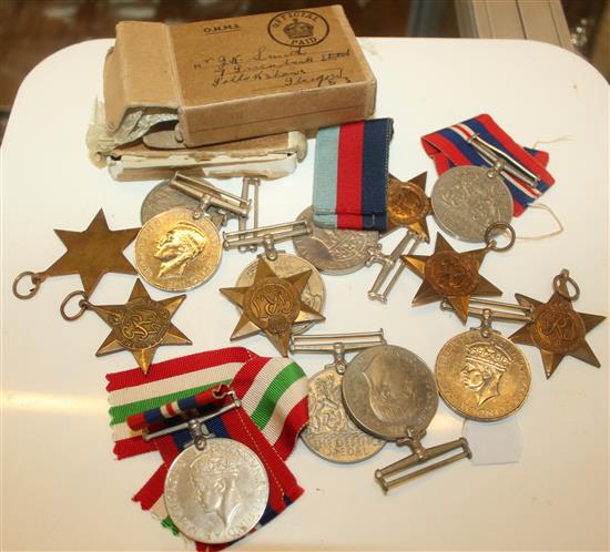 Group WWII medals